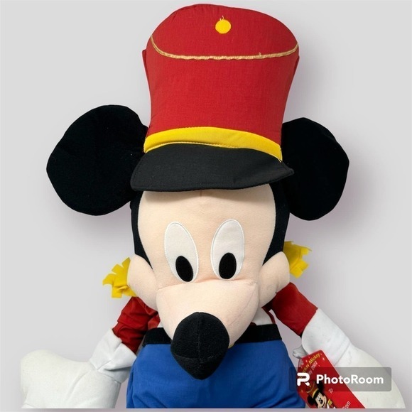 Disney Store Nutcracker Mickey Mouse Holiday 2002 Large 28" Toy Soldier Plush - Picture 2 of 16